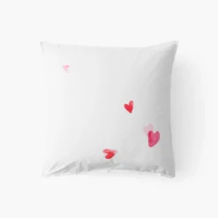 Carré Blanc Taie d'oreiller carrée coton Adore|Femme Coffrets Cadeaux|Taies D'oreiller