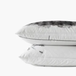 Carré Blanc Taie d'oreiller carrée percale de coton Elaphe|Enfant Taies D'oreiller|Taies D’oreiller