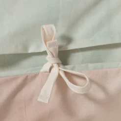 Carré Blanc Taie d'oreiller carrée percale de coton Vibration| Taies D’oreiller