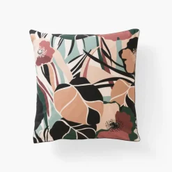 Carré Blanc Taie d'oreiller carrée percale de coton bio Gisèle| Taies D’oreiller