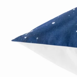 Carré Blanc Taie d'oreiller carrée phosphorescente coton Stellaire enfant|Enfant Nouveautés Bébénew|Taies D'oreiller