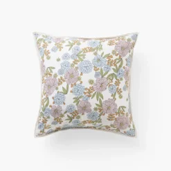 Carré Blanc Taie d'oreiller carrée pur coton Méli-Mélo| Taies D’oreiller