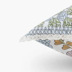 Carré Blanc Taie d'oreiller carrée pur coton Méli-Mélo| Taies D’oreiller