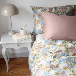 Carré Blanc Taie d'oreiller carrée pur coton Méli-Mélo| Taies D’oreiller