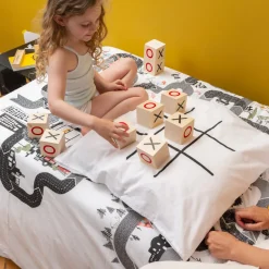 Carré Blanc Taie d'oreiller carrée pur coton Jocamini|Enfant Taies D'oreiller