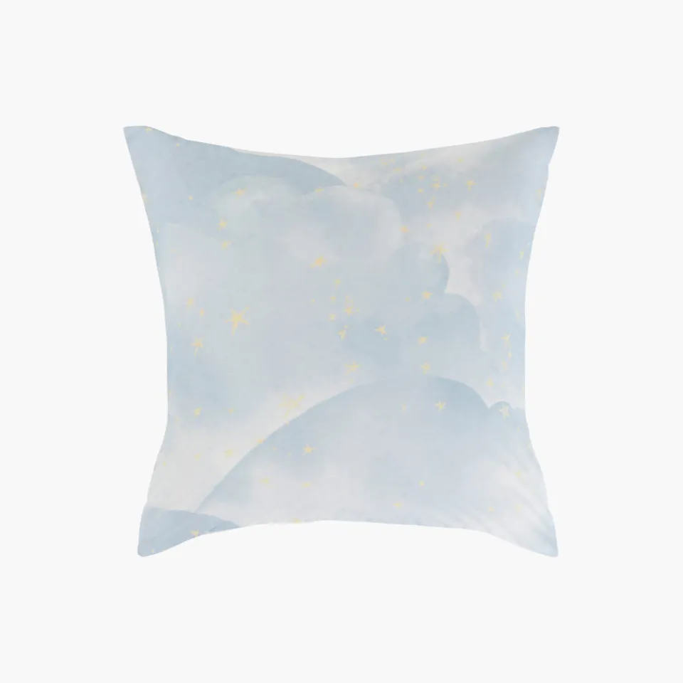 Carré Blanc Taie d'oreiller carrée pur coton Skog|Enfant Taies D'oreiller