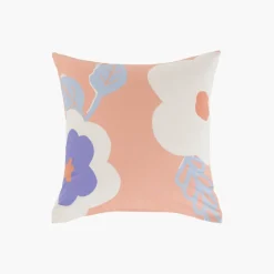 Carré Blanc Taie d'oreiller carrée réversible pur coton Twiggypop| Taies D’oreiller