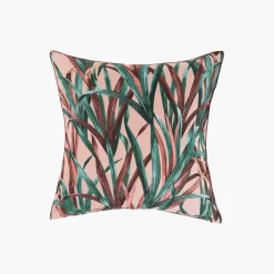 Carré Blanc Taie d'oreiller carrée réversible percale de coton Calathéa| Taies D’oreiller