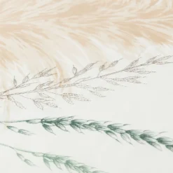 Carré Blanc Taie d'oreiller carrée satin de coton Pampa II| Taies D’oreiller