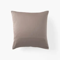 Carré Blanc Taie d'oreiller carrée satin de coton Aura|Femme Coffrets Cadeaux|Taies D’oreiller