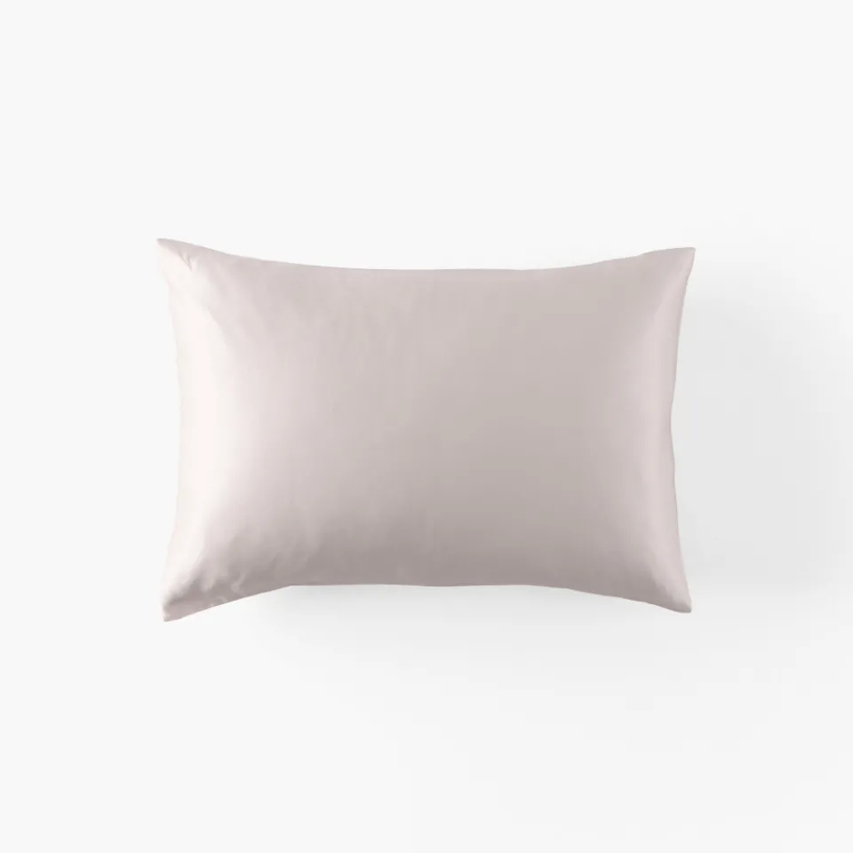 Carré Blanc Taie d'oreiller rectangulaire soie de mûrier Beauté rose poudré|Femme Coffrets Cadeaux|Capsule Soienew