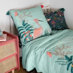 Carré Blanc Taie d'oreiller rectangulaire coton Aruba|Enfant Taies D'oreiller