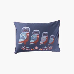 Carré Blanc Taie d'oreiller rectangulaire pur coton biologique Anouchka|Enfant Taies D'oreiller