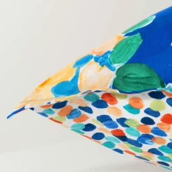 Carré Blanc Taie d'oreiller rectangulaire pur coton Mijas| Taies D’oreiller