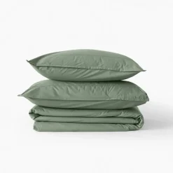 Carré Blanc Taie d'oreiller rectangulaire coton Neo thym| Taies D’oreiller