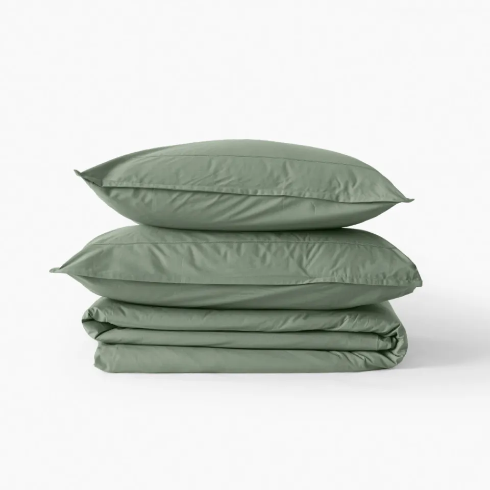 Carré Blanc Taie d'oreiller rectangulaire coton Neo thym| Taies D’oreiller