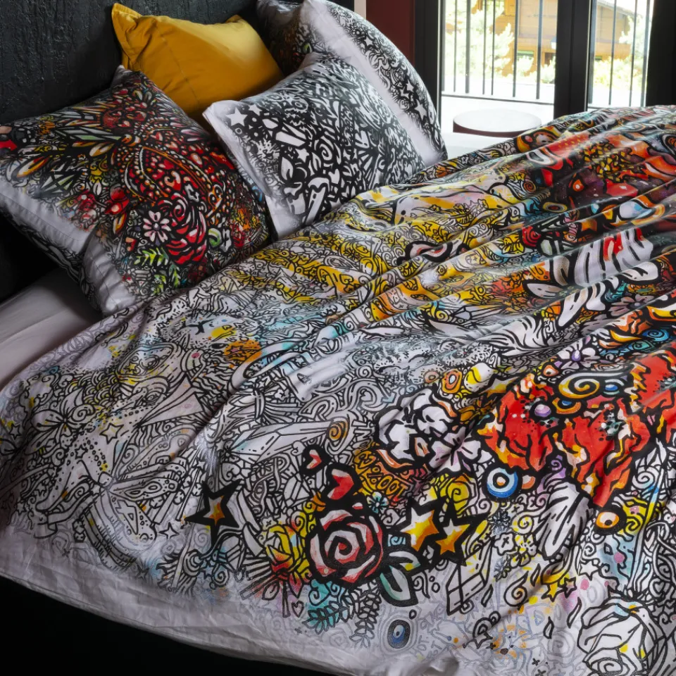 Carré Blanc Taie d'oreiller rectangulaire coton Jakè x|Homme Coffrets Cadeaux|Taies D’oreiller