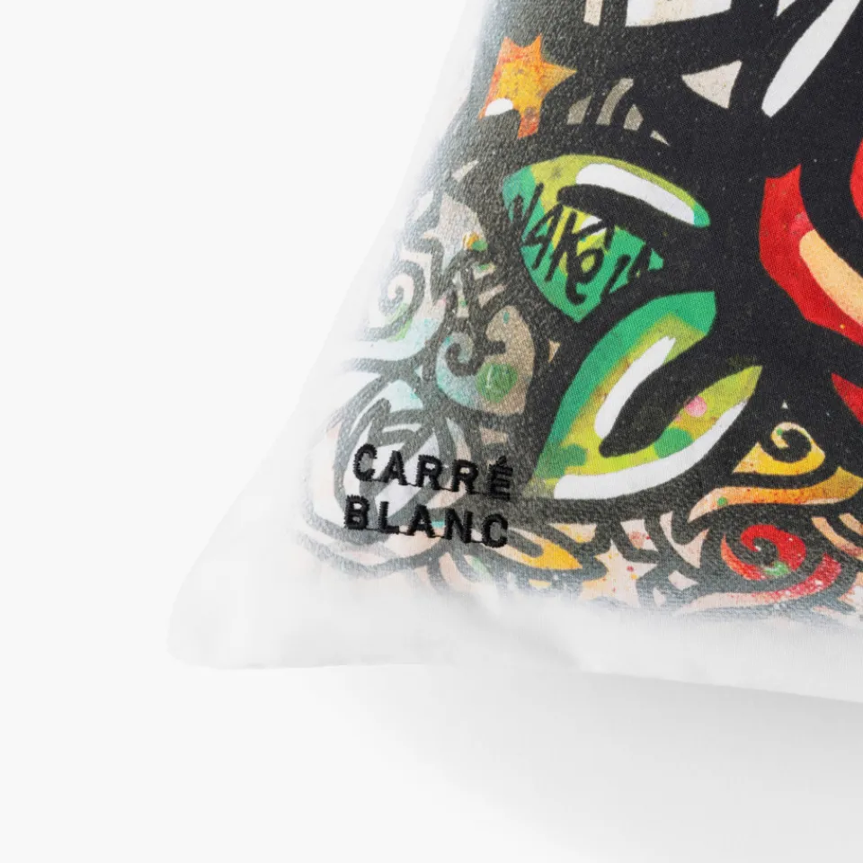 Carré Blanc Taie d'oreiller rectangulaire coton Jakè x|Homme Coffrets Cadeaux|Taies D’oreiller