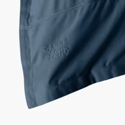 Carré Blanc Taie d'oreiller rectangulaire coton Neo bleu prusse| Taies D’oreiller