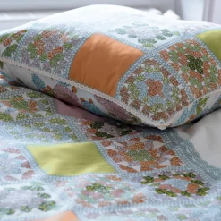 Carré Blanc Taie d'oreiller rectangulaire pur coton Méli-Mélo| Taies D’oreiller