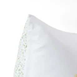 Carré Blanc Taie d'oreiller rectangulaire pur coton bio Safari|Enfant Linge De Litbio|Taies D'oreiller