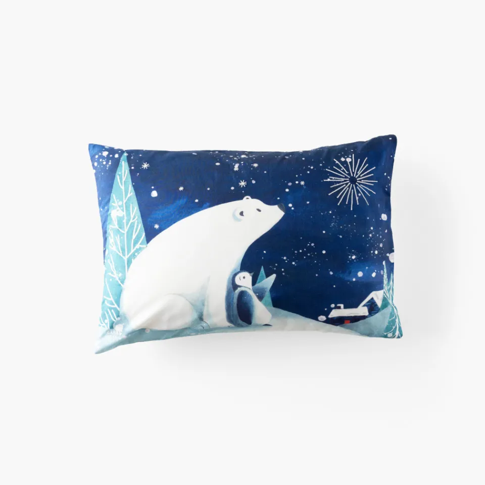 Carré Blanc Taie d'oreiller rectangulaire phosphorescente coton Stellaire enfant|Enfant Taies D'oreiller|Nouveautés Bébénew