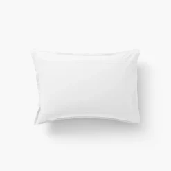 Carré Blanc Taie d'oreiller rectangulaire coton Neo blanc| Taies D’oreiller