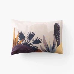 Carré Blanc Taie d'oreiller rectangulaire coton Sonora| Taies D’oreiller