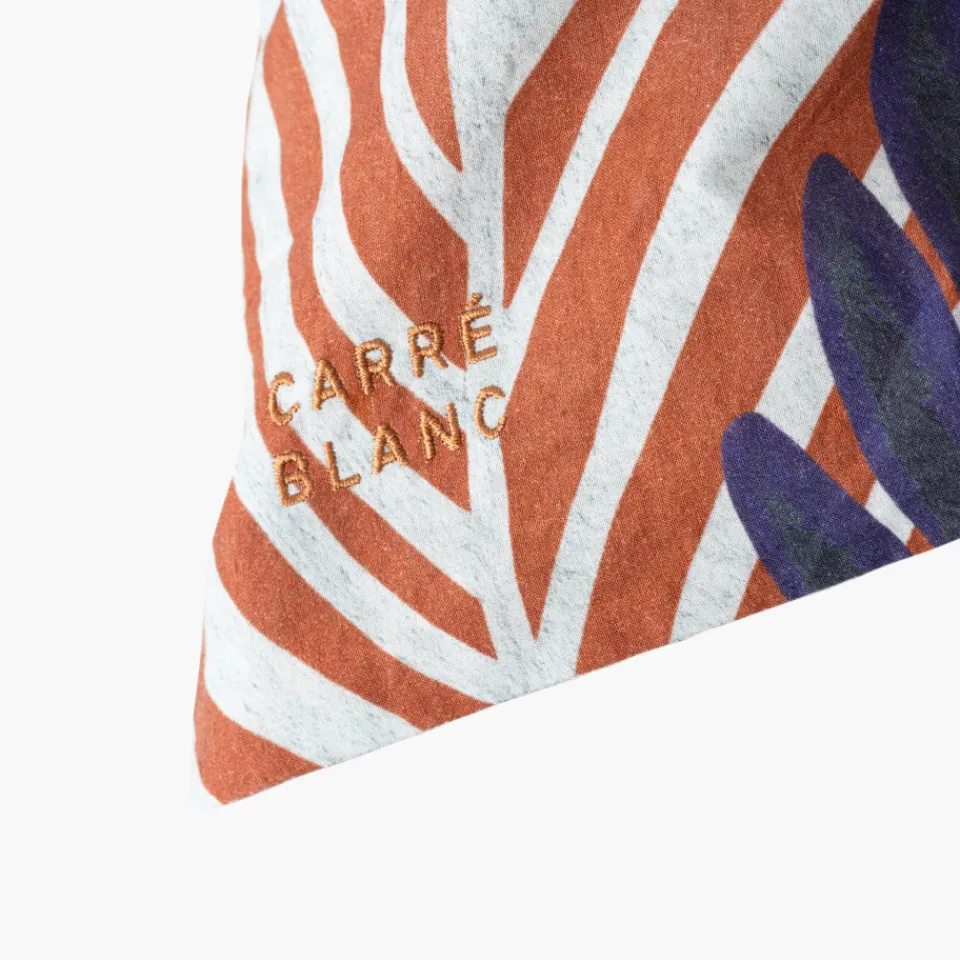 Carré Blanc Taie d'oreiller rectangulaire coton Sonora| Taies D’oreiller