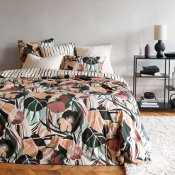 Carré Blanc Taie d'oreiller rectangulaire percale de coton bio Gisèle| Taies D’oreiller