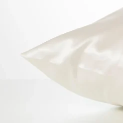 Carré Blanc Taie d'oreiller rectangulaire soie de mûrier Beauté ivoire|Femme Coffrets Cadeaux|Capsule Soienew