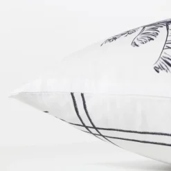 Carré Blanc Taie d'oreiller rectangulaire réversible percale de coton Grizzli|Enfant Taies D'oreiller|Taies D’oreiller