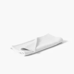 Carré Blanc Tapis de bain bouclette de coton biologique Source blanc| Tapis De Bain