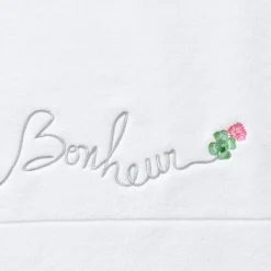 Carré Blanc Tapis de bain bouclette de coton Eloges blanc| Tapis De Bain