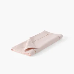 Carré Blanc Tapis de bain coton et viscose de bambou Aura nude|Femme Coffrets Cadeaux|Tapis De Bain