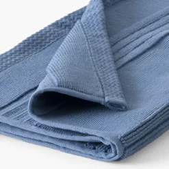 Carré Blanc Tapis de bain coton Hypnotic indigo|Homme Coffrets Cadeaux|Tapis De Bain