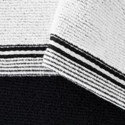 Carré Blanc Tapis de bain coton Jakè x| Tapis De Bain