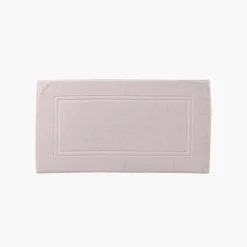Carré Blanc Tapis de bain coton Lola II nude| Tapis De Bain