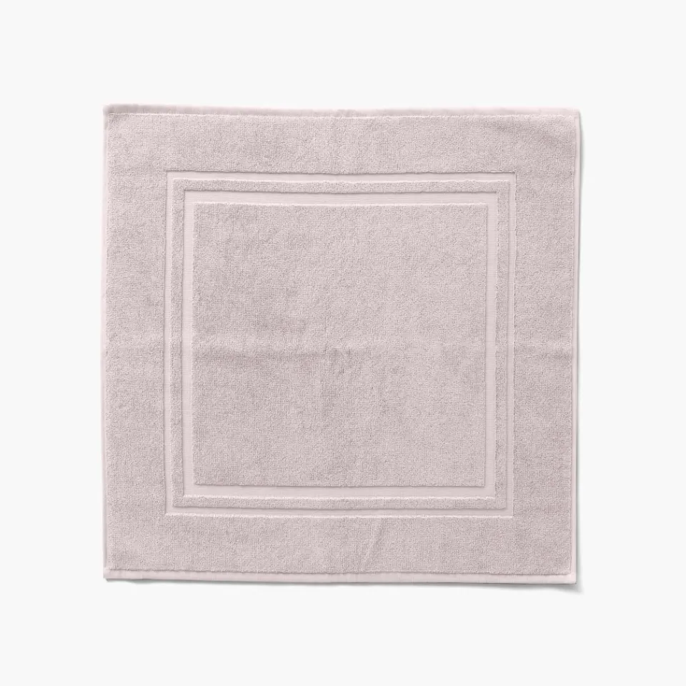 Carré Blanc Tapis de bain coton Lola II nude| Tapis De Bain