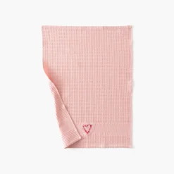 Carré Blanc Torchon coton nid d'abeille Aime nude|Femme Torchons & Essuie-mains|Coffrets Cadeaux