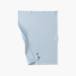 Carré Blanc Torchon coton nid d'abeille Symphony ciel| Torchons & Essuie-mains