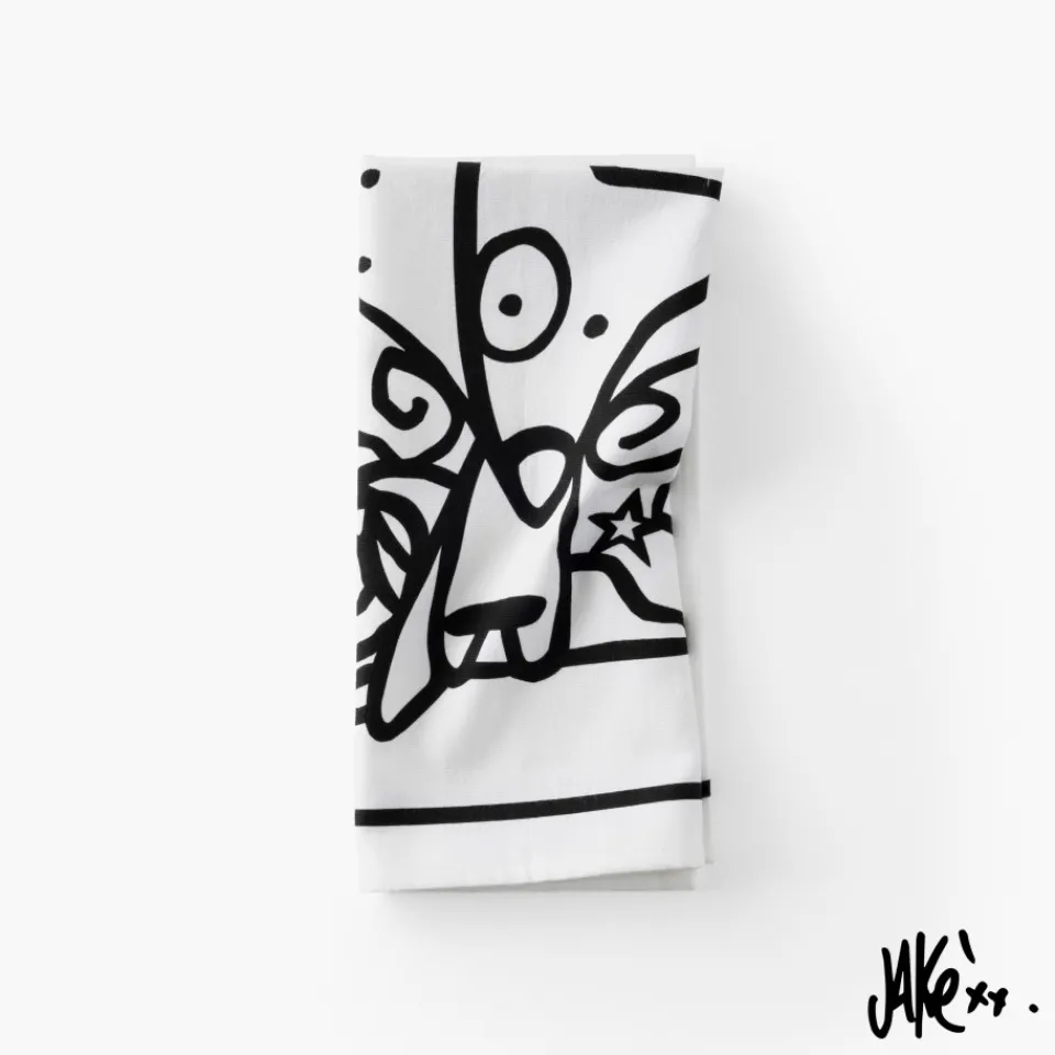 Carré Blanc Torchon de cuisine coton Jakè x|Homme Torchons & Essuie-mains|Coffrets Cadeaux