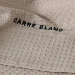 Carré Blanc Torchon de cuisine coton Signature grège|Femme Torchons & Essuie-mains|Coffrets Cadeaux