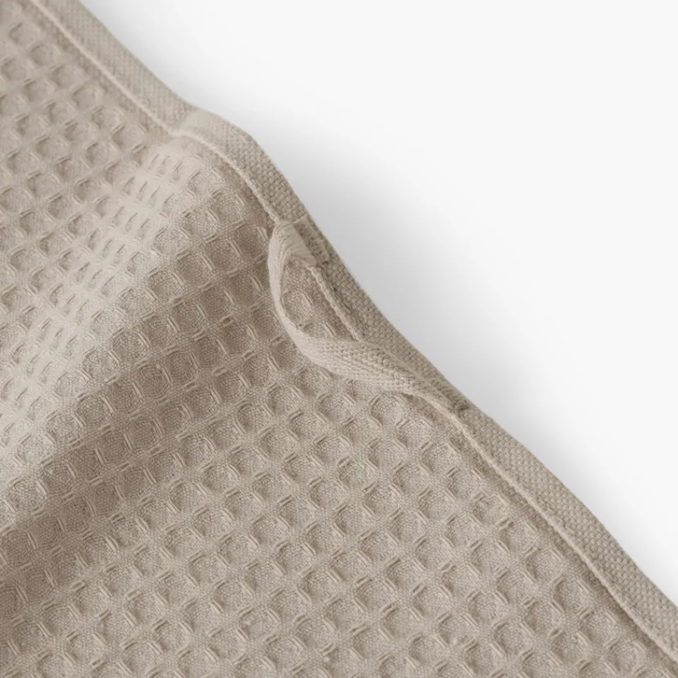 Carré Blanc Torchon de cuisine coton Signature grège|Femme Torchons & Essuie-mains|Coffrets Cadeaux
