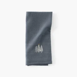 Carré Blanc Torchon de cuisine coton Sousbois anthracite|Homme Torchons & Essuie-mains|Coffrets Cadeaux