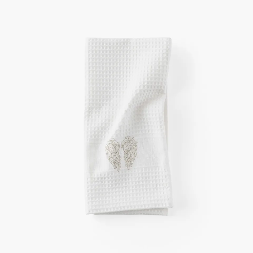 Carré Blanc Torchon de cuisine coton Angel blanc|Femme Coffrets Cadeaux|Torchons & Essuie-mains