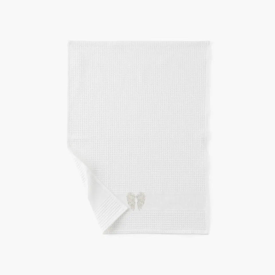 Carré Blanc Torchon de cuisine coton Angel blanc|Femme Coffrets Cadeaux|Torchons & Essuie-mains