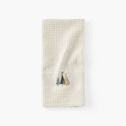 Carré Blanc Torchon de cuisine coton Sousbois beige clair|Femme Torchons & Essuie-mains|Coffrets Cadeaux