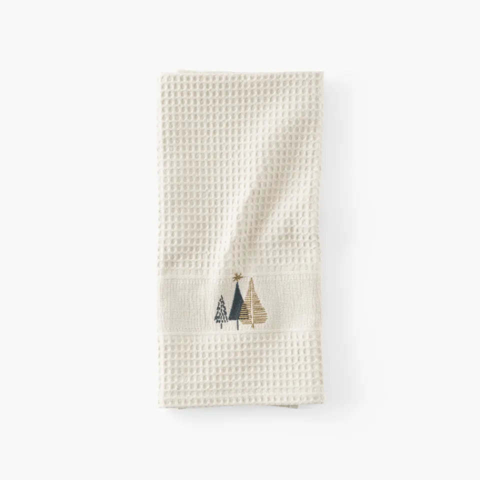 Carré Blanc Torchon de cuisine coton Sousbois beige clair|Femme Torchons & Essuie-mains|Coffrets Cadeaux