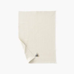 Carré Blanc Torchon de cuisine coton Sousbois beige clair|Femme Torchons & Essuie-mains|Coffrets Cadeaux